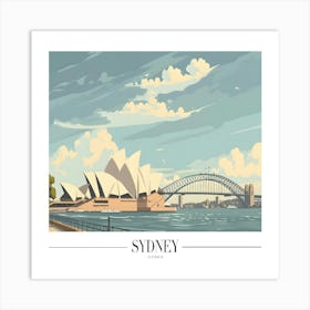 Sydney Harbour 1 Art Print