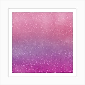 Pink And Purple sky Art Print