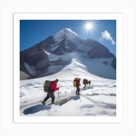 SHERPA MOUNTAIN TREKKING Art Print