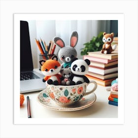 Amigurumi, Animals Art Print