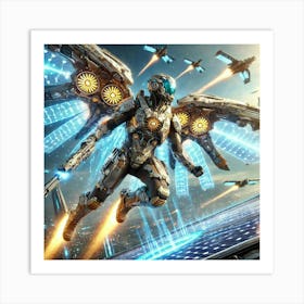 Helios Guardian Converted Art Print