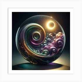 Yin And Yang Art Print