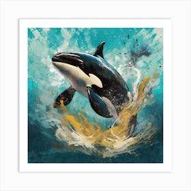 Orca Whale Art Print