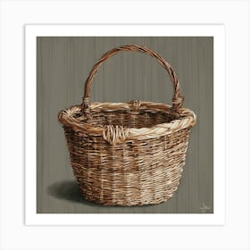 Basket Art Print