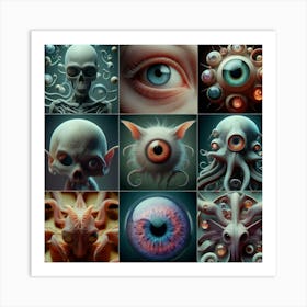 Octopus Eyes Art Print