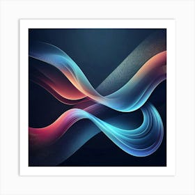 Abstract Wave Art Print