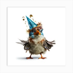 Birthday Bird 3 Art Print