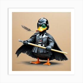 Darth Vader Duck Art Print