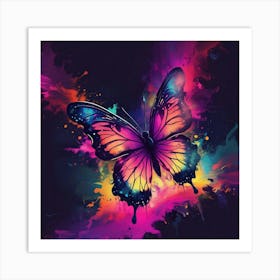 Colorful Butterfly 143 Art Print