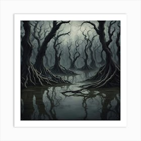 Dark Forest 36 Art Print