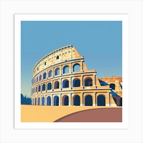 Colosseum in Rome 3 Art Print