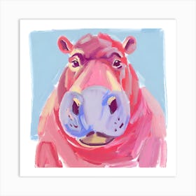 Hippopotamus 07 Art Print