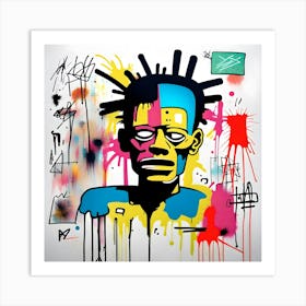 Basquiat State Of Mind 7 Art Print