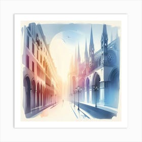 Cityscape 28 Art Print