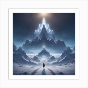 Snowy Mountains 5 Art Print