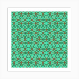 Colorful Retro Pattern 05 Art Print