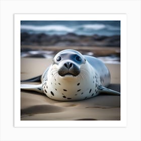 LEOPARD SEAL 1 Art Print