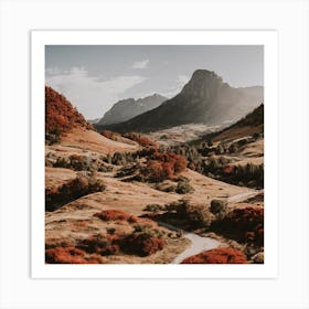 Autumn In The Mountains Art Print