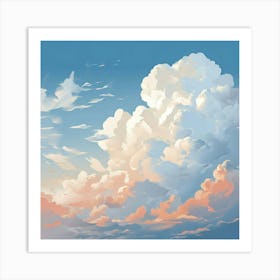 Cloudy Sky 3 Art Print