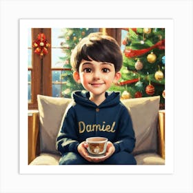 Daniel Christmas Art Print