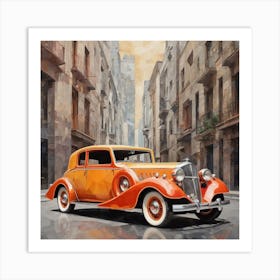 Vintage Car 4 Art Print