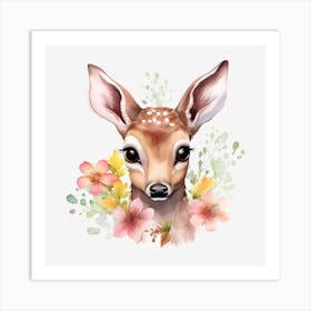 Cute Fawn 8 Art Print