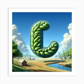 Letter C Art Print