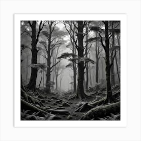 Dark Forest 112 Art Print