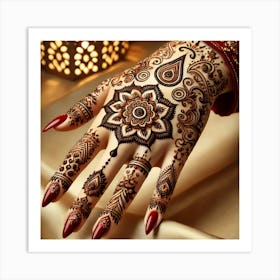 Mehndi Designs 1 Art Print