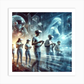 Vr Headsets 9 Art Print