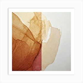 Brown And Beige Art Print