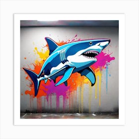 Shark Wall Art Art Print
