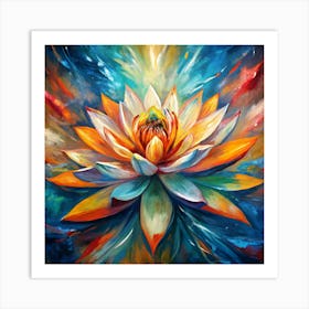 Lotus Flower 47 Art Print