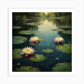 Water Lilies 7 Art Print