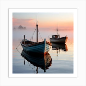 Boats Fine Art Posters By Csaba Fikker For Ai Art Depot 17 Art Print