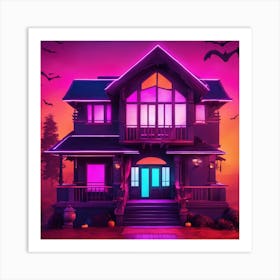 Haunted House 4 Art Print