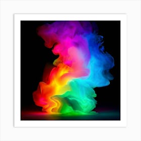 Colorful Brightness Colors Vibrant Pastel Power Gradient Vivid Luminous Radiant Bright S (6) Art Print