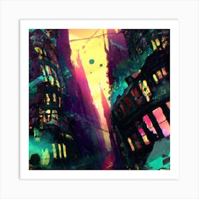 Cityscape Art Print