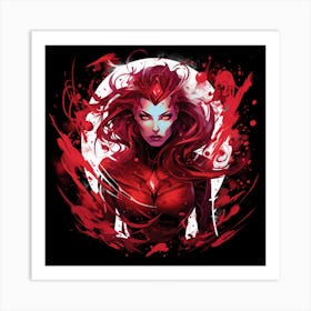 Avengers Woman Art Print