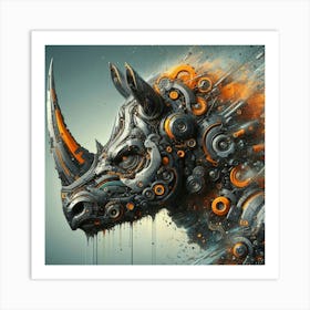 Rhinoceros Art Print