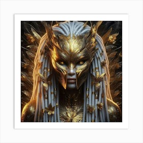 Golden Goddess Art Print