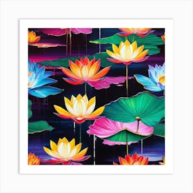 Lotus Flower 21 Art Print