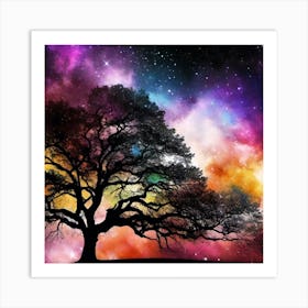 Tree In The Sky 19 Art Print