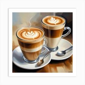 Coffee Lovers 1 Art Print