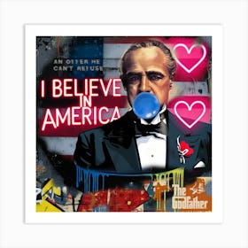 Believe In America Art Print