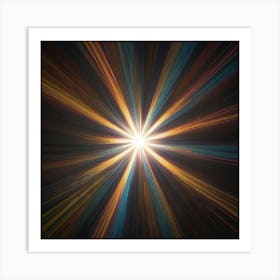 Abstract Starburst 11 Art Print