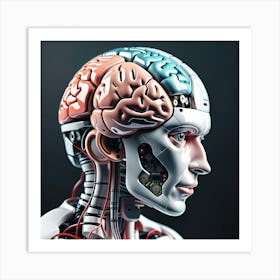 Robot Brain 4 Art Print