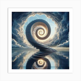 Spiral Staircase 2 Art Print