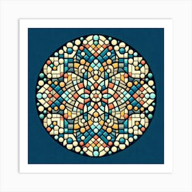 Stained Glass Design Art Print