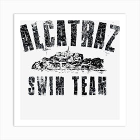 Alcatraz Swim Team Art Print